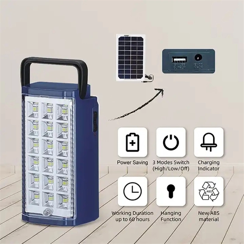 South Africa Best Rechargeable Load Shedding Emergency Lantern Light with Phone Charger Power