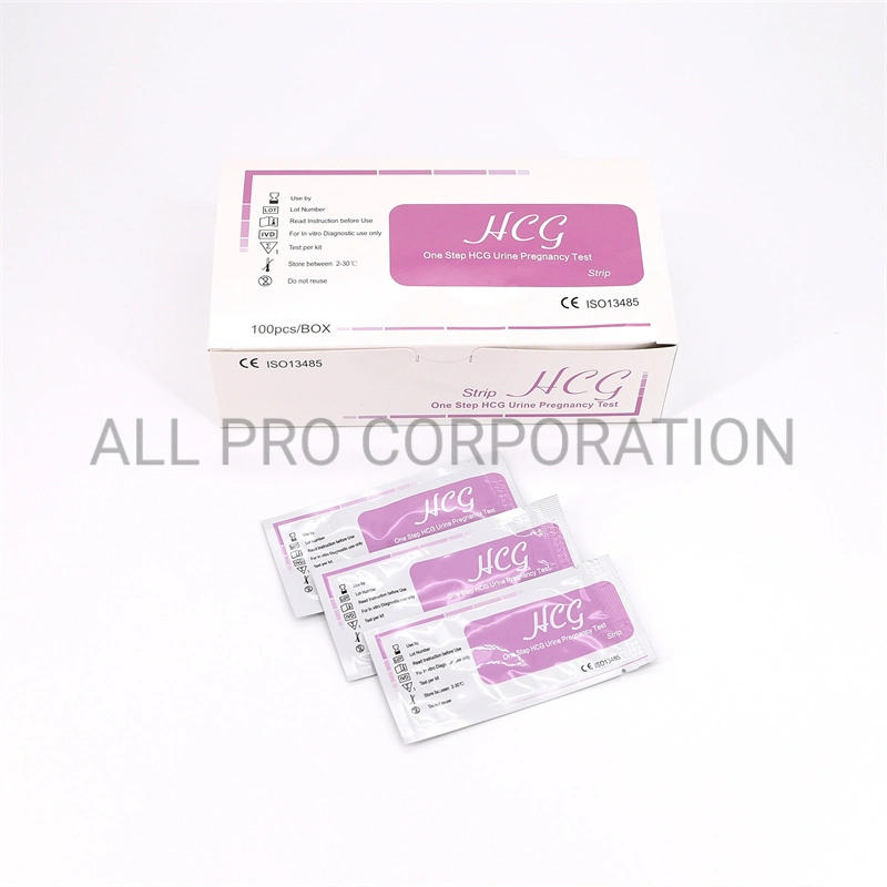 Su uso en casa de HCG en orina Prueba de embarazo Kit (Strip, Cassette, Midstream)