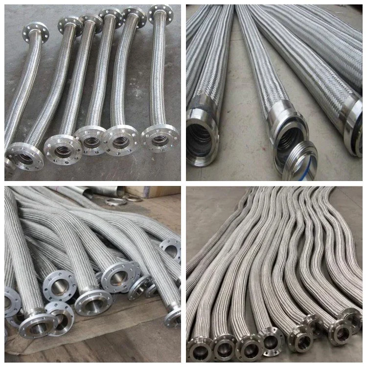 Corrugated Stainless Steel Tubing with Corrosion Flexible Ss Braided Metal Pipe Water Gas Tube