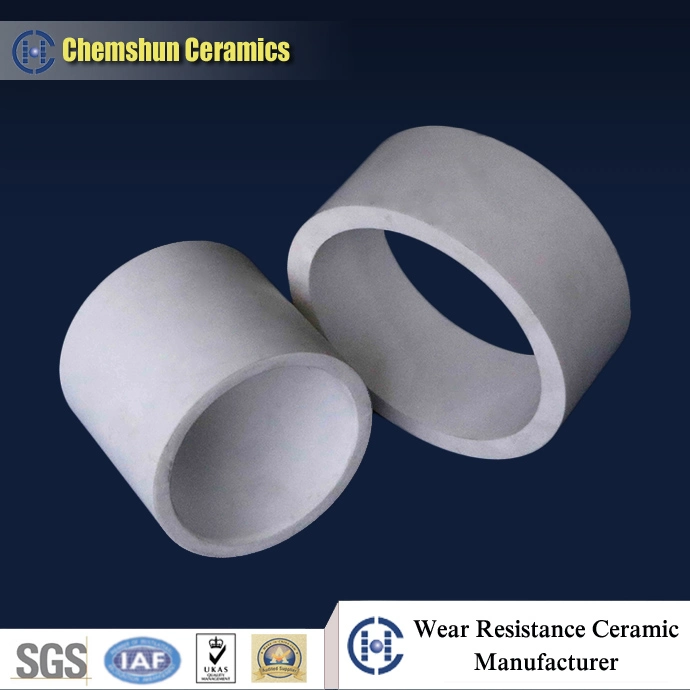 High Temperature 92% Alumina Ceramic Tube Pipe for Furnace Processing