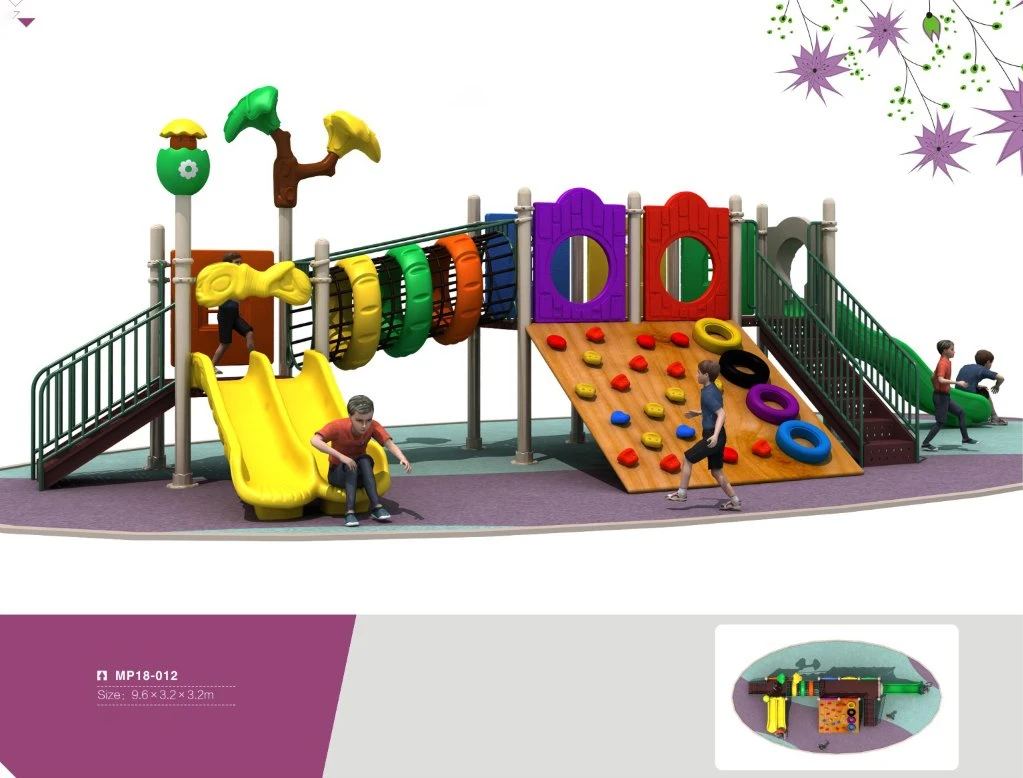 MP20-012 Wooden Playground Kids Wooden Amusement Equipment Outdoor Combination Wooden House