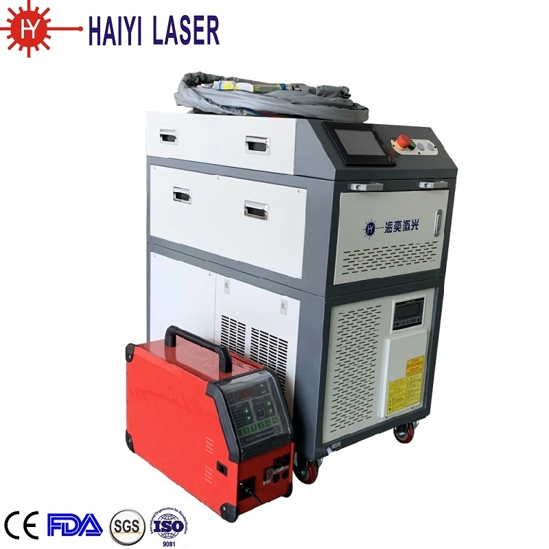 Portable Laser Welders 1000W Stainless Steel Duct Joint Tailor Welding Equipment