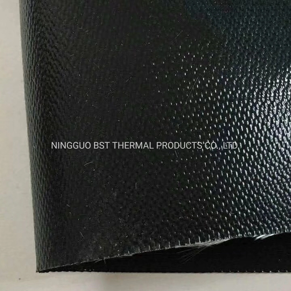 High Temperature Textile Cloths Silicone Rubber Coated Silica Fabric