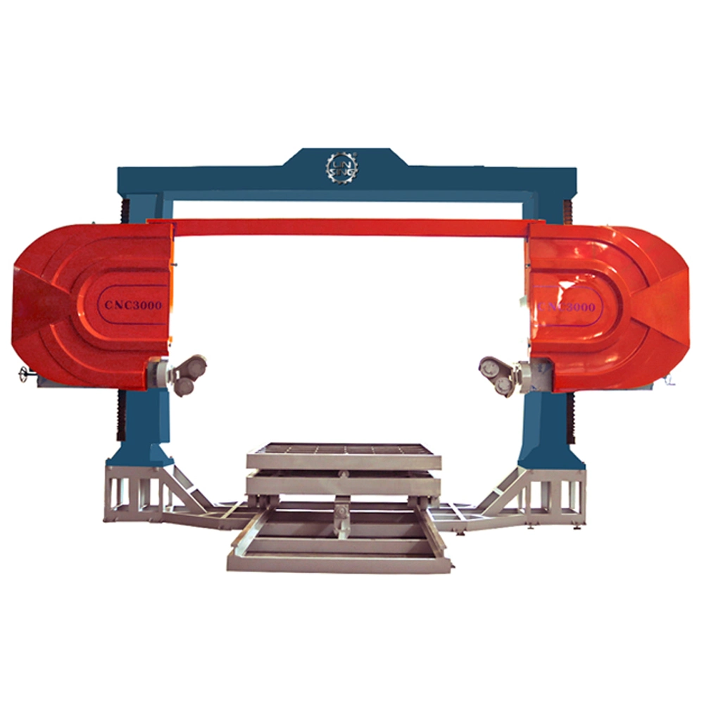 Máquina de serra de fio diamante Precision CNC para pedra de granito em mármore Corte