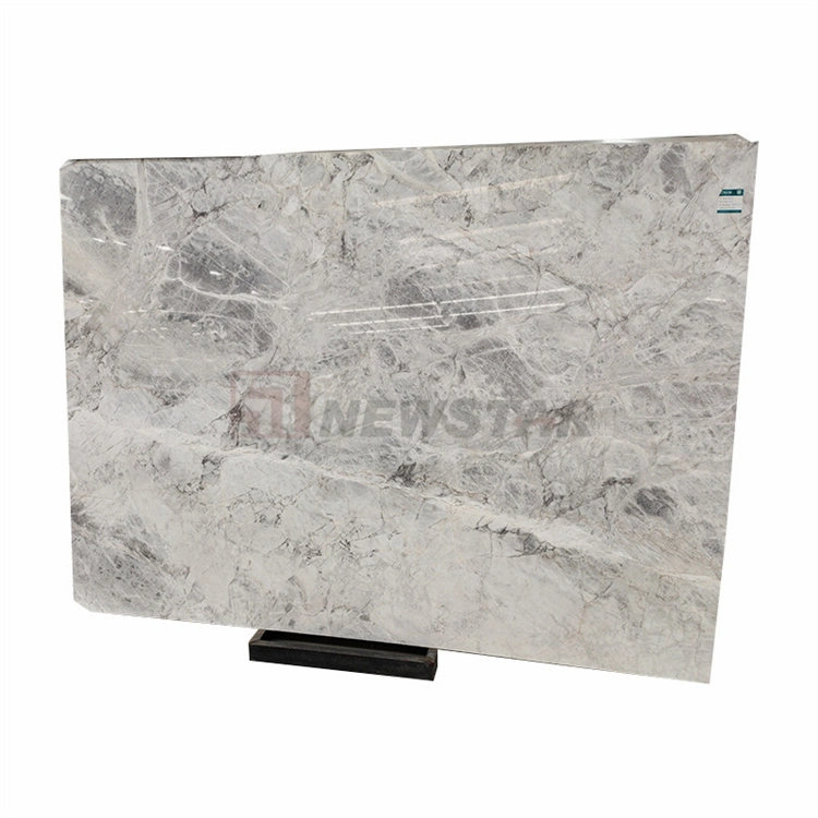 Super White mármol Natural Cuarzo Slab Cocina Baño Losas de contraposición Suelo de pared Losas de mármol artificiales