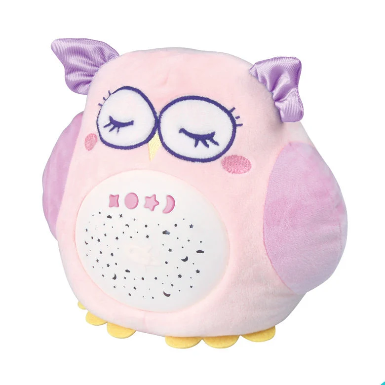 Soft Animal Doll Electric Musical Appease Soothe Comfort Baby Owl Plush Toy