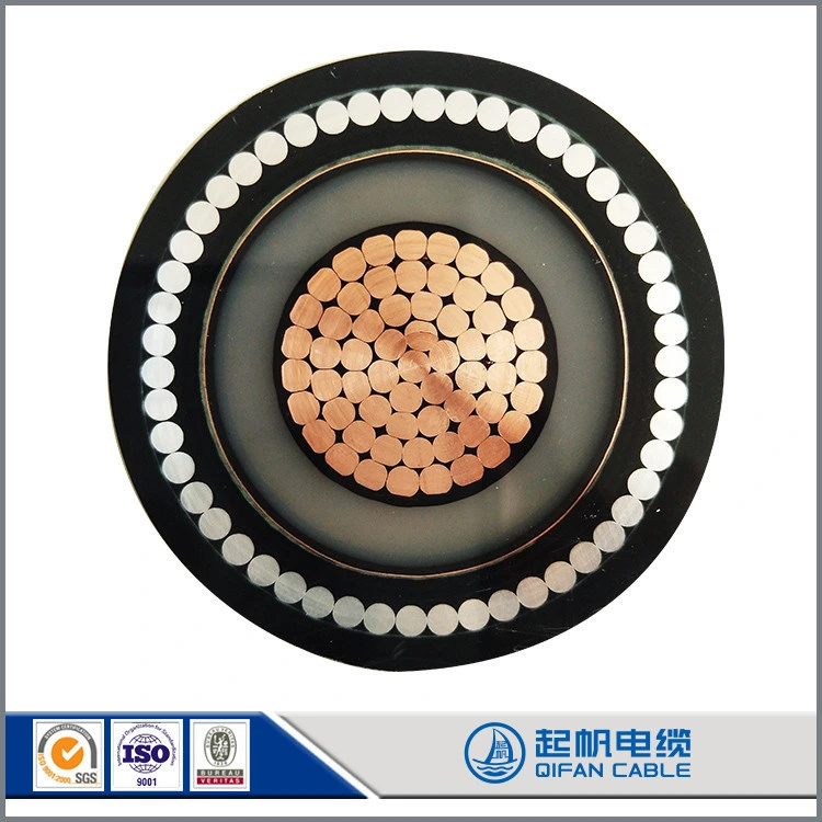 8.7/15 (17.5) Kv Copper/ Aluminum Conductor Single Core XLPE Insulated Cts Awa Armored Cable