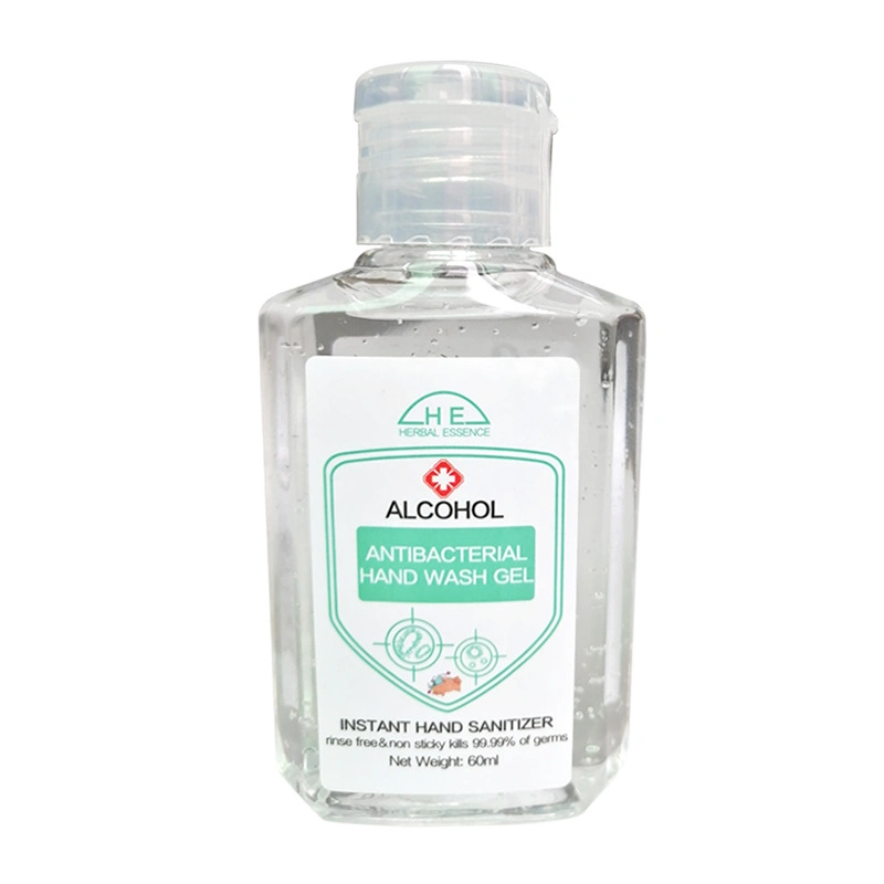 Antibacterial Alcohol Disinfecting Gel Hand Sanitizer 60ml