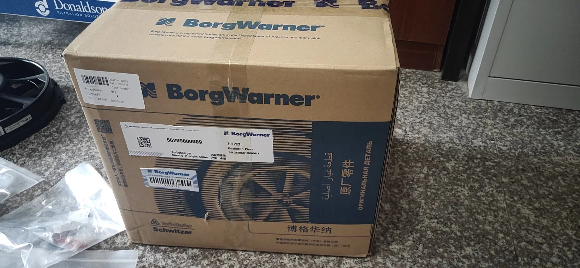 54104875 Konecrane турбокомпрессора двигателя Borgwarner цена турбонагнетателя