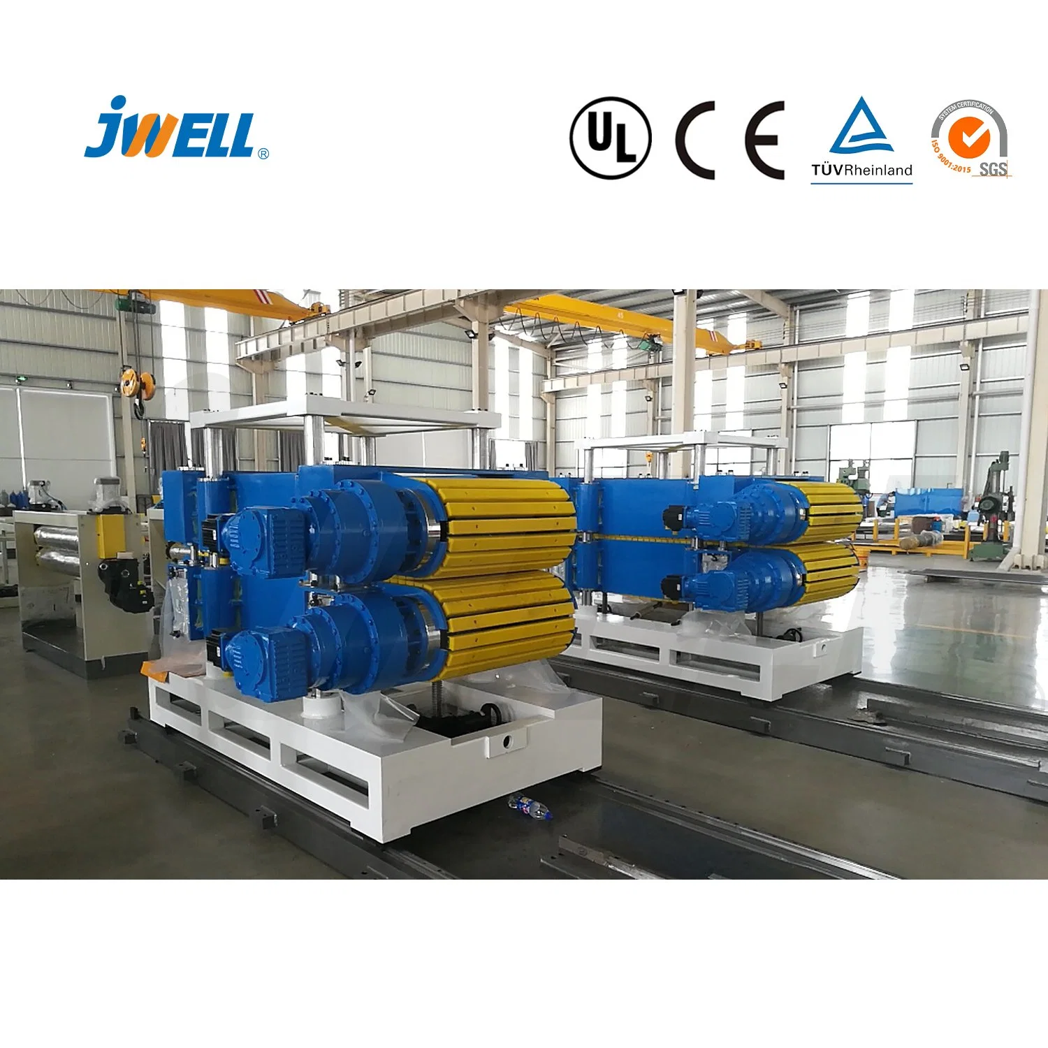 Jwell PPSU Board Pipe Plastic Machinery Machine Extrusion in Heat Exchanger Blades