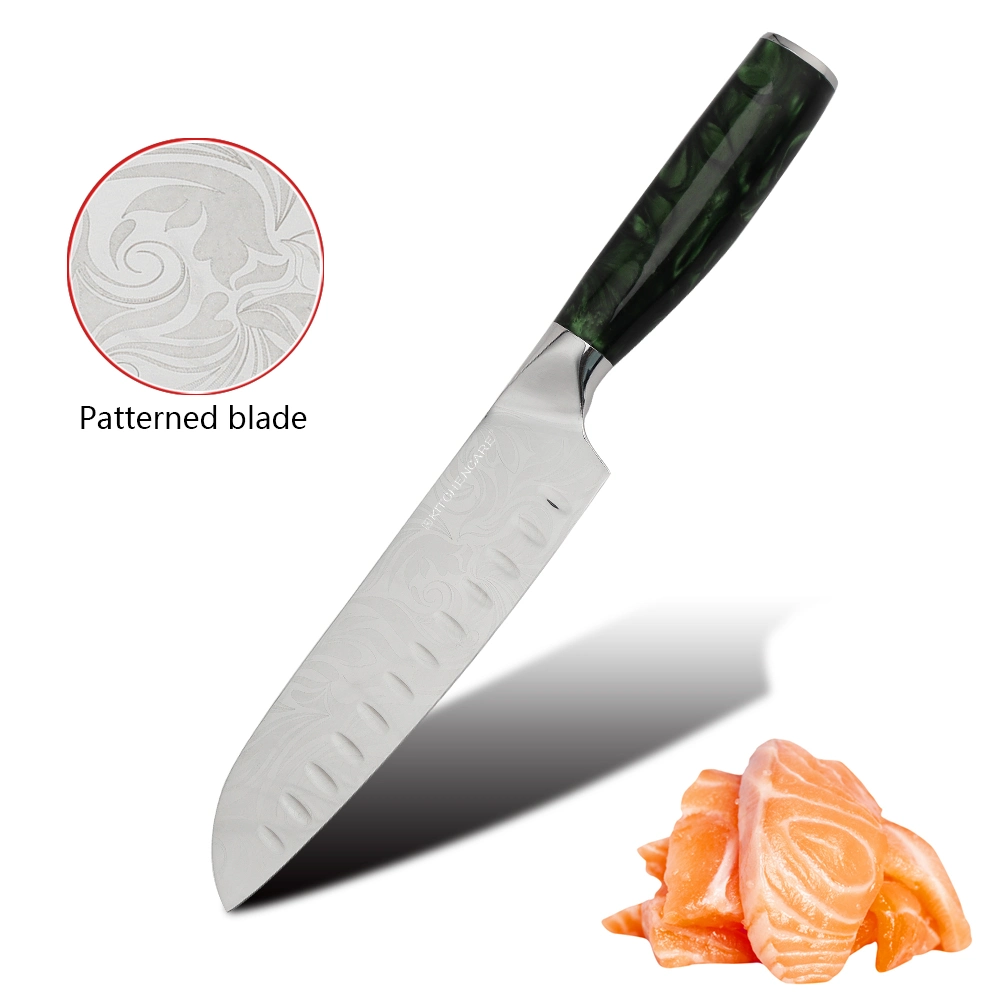 Hip-Home Cooking Knife Stainless Steel Kitchen 7" Santoku Knives