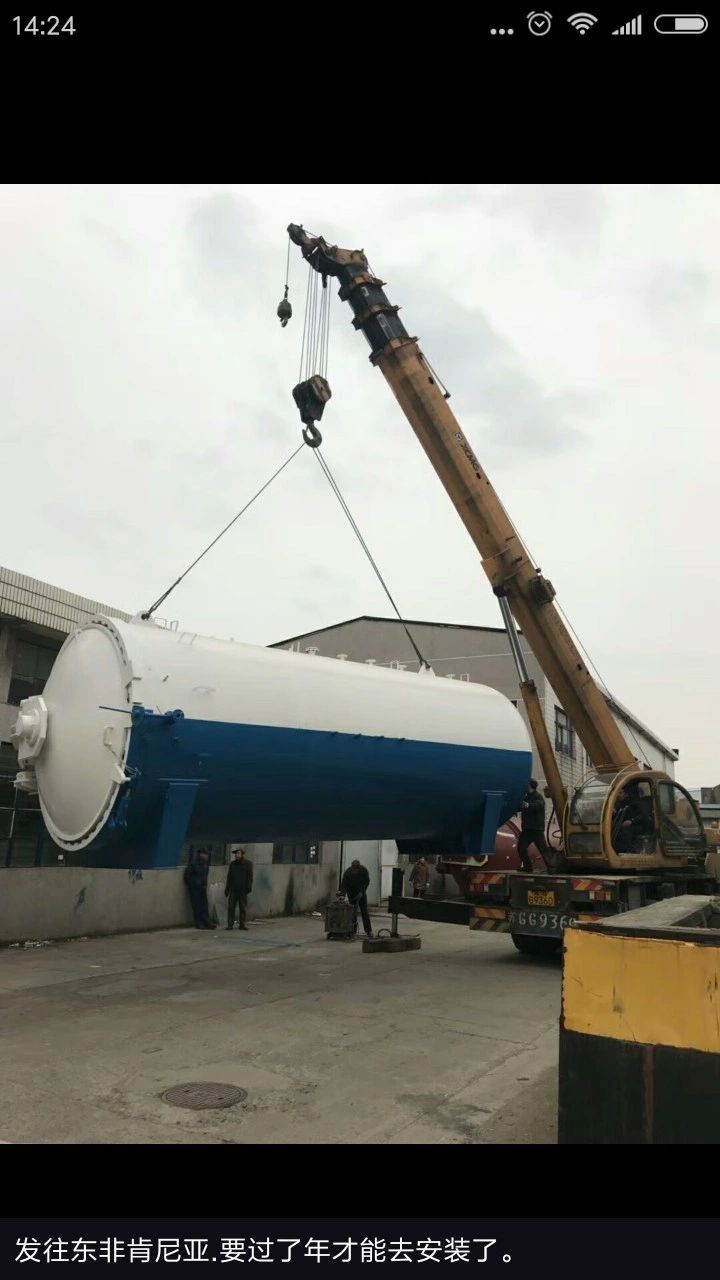 Convenio forzoso autoclave para la laminación de vidrio