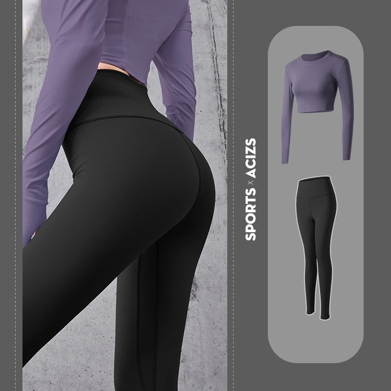 New Tight-Fitting and Slim Fashionable Running and Yoga Fitness Suit