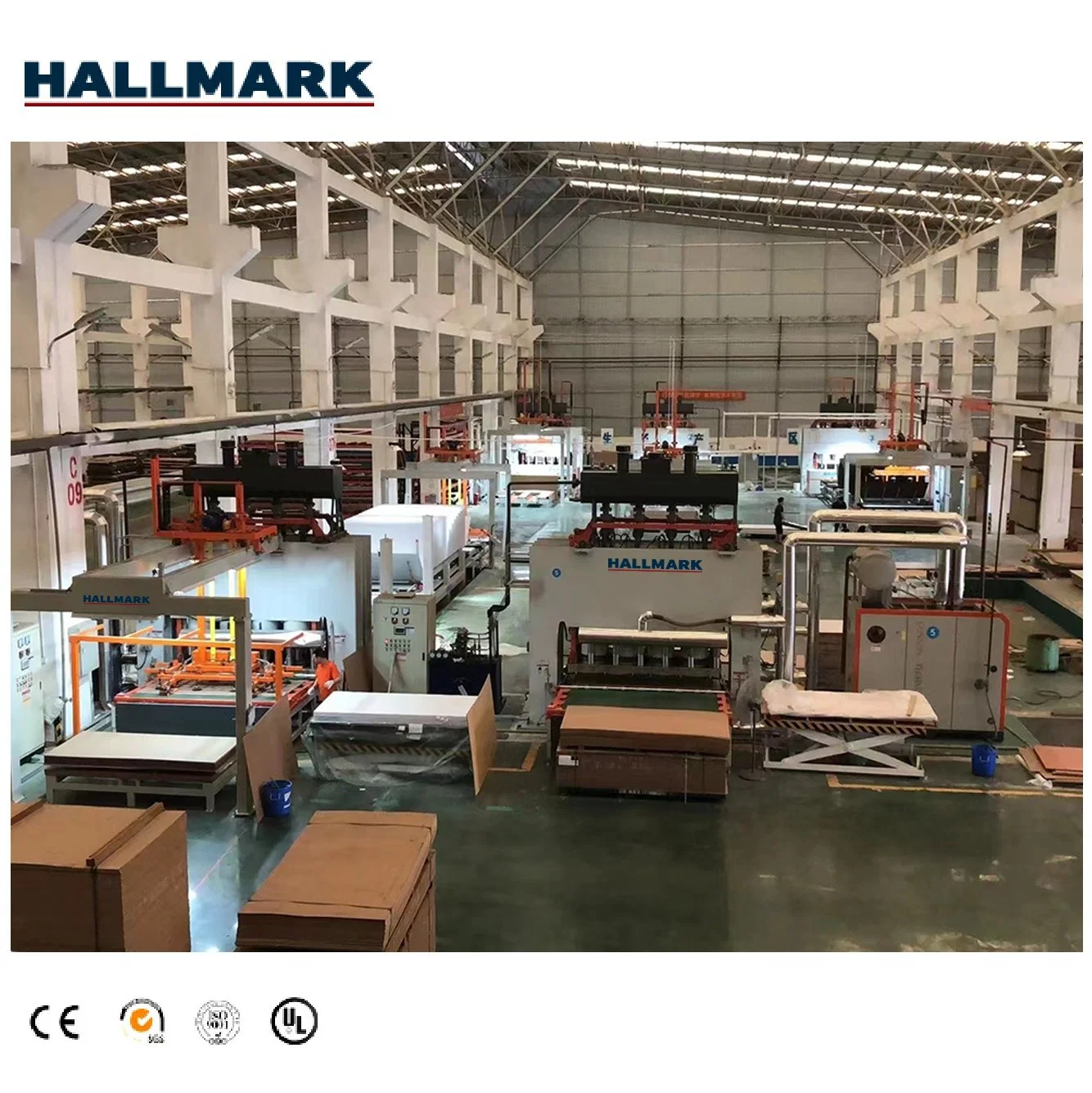 Hydraulic Short Cycle Laminating Hot Press Machine for Melamine Paper Laminate Hot Press Machine