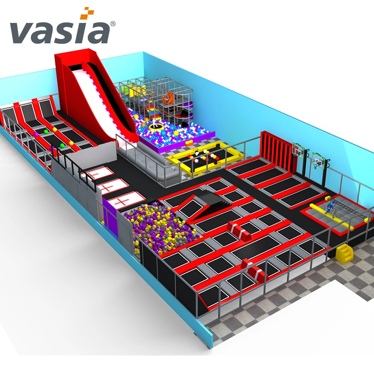 Neues Design Springen / Sprung Große Kommerzielle Kinder &amp; Kinder Indoor &amp; Outdoor Big &amp; Mini Unterhaltung Aufblasbar Trampolin Park für lustige Aktivitäten