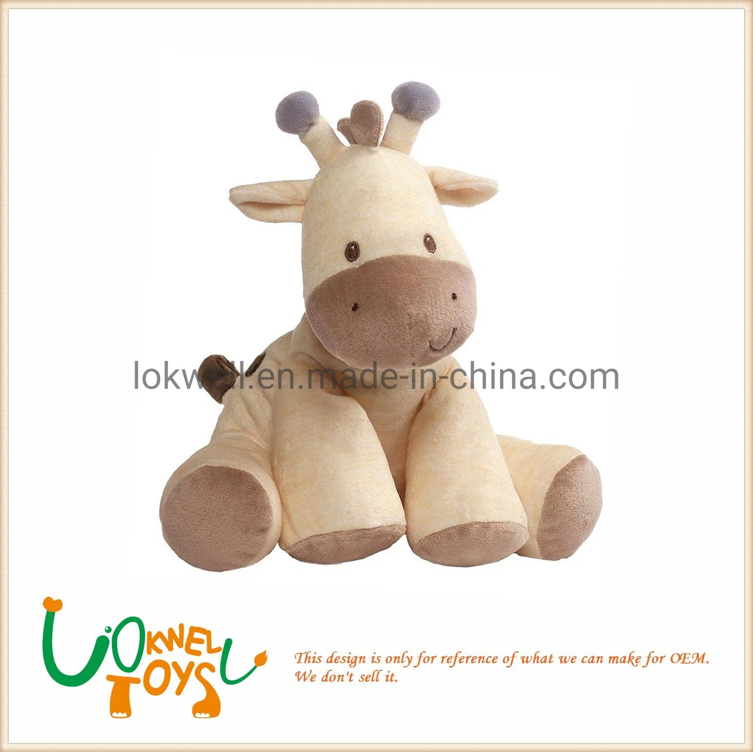 Playful Stuffed Animal Plush Toy Giraffe Animal Electrical Toys