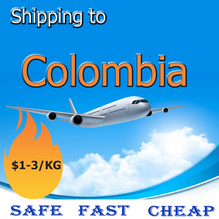 Air Freight From China to Colombia by DHL/FedEx/UPS/TNT/1688 Alibaba Express Door to Door Shipping