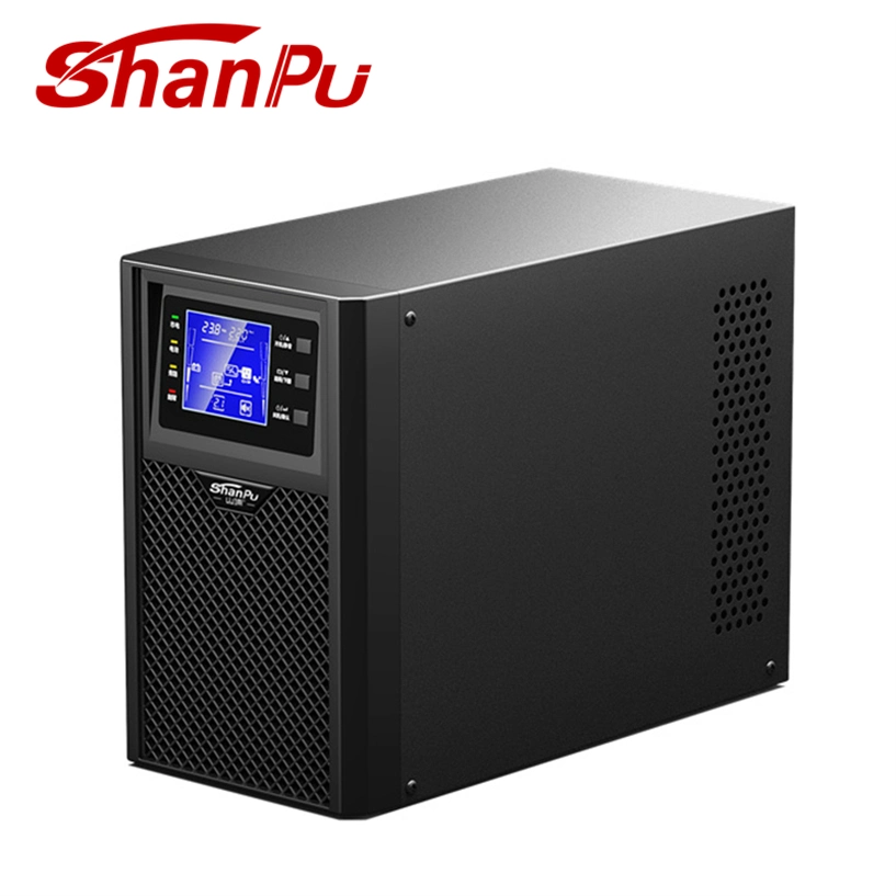 CE RoHS 110V 220V onda sinusoidal pura monofásica Control DSP Doble conversión UPS 1kVA-10kVA fuentes de alimentación ininterrumpidas batería UPS de respaldo a precio en línea