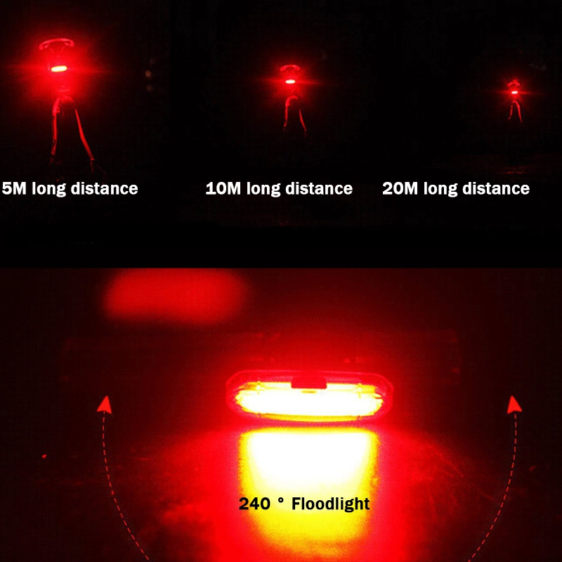 LED Rechargeable Waterproof Bicycle Rear Light LED for Bike Taillight Bicycle Accessories