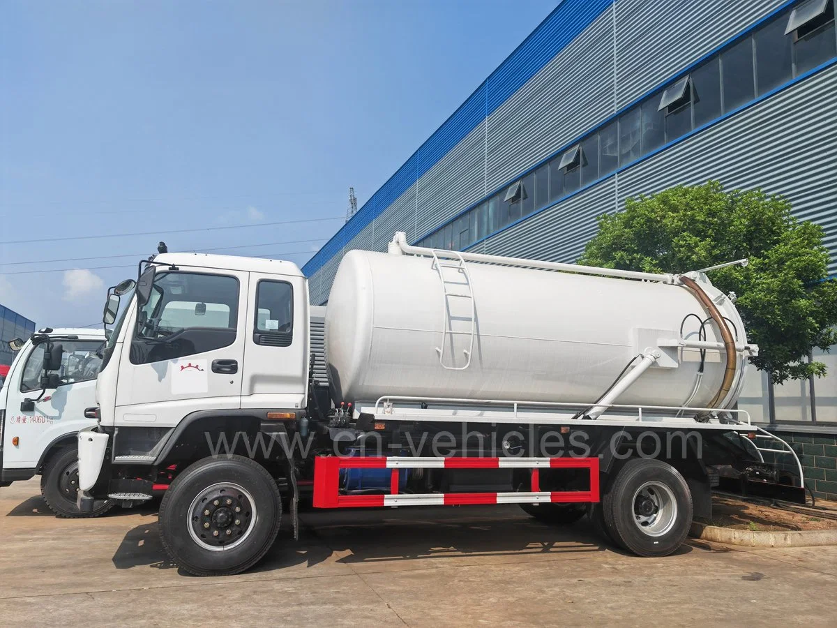 Japan Ftr 16cbm Vakuum Abwasser Fäkalabsaugung Reinigungs-LKW