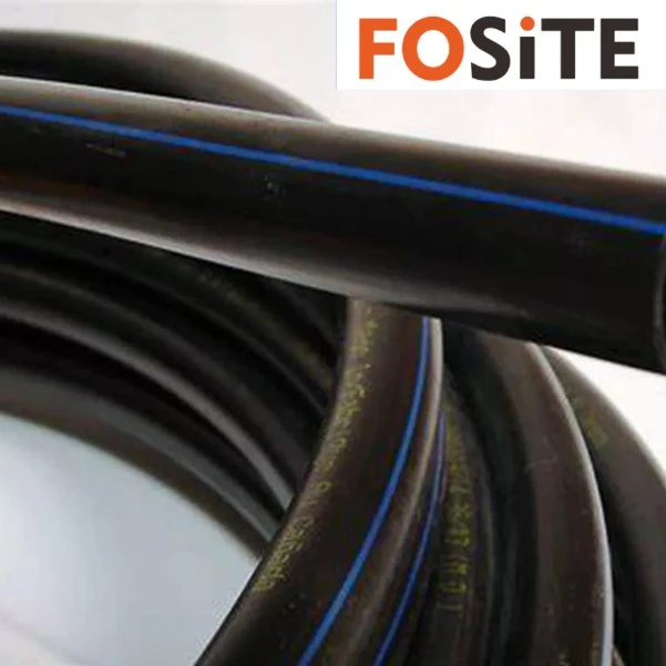 Fosite Hot Selling Schwarz Blau Farbe PN16 PE100 Kunststoff Wasser Rohr PP PE HDPE Rohr