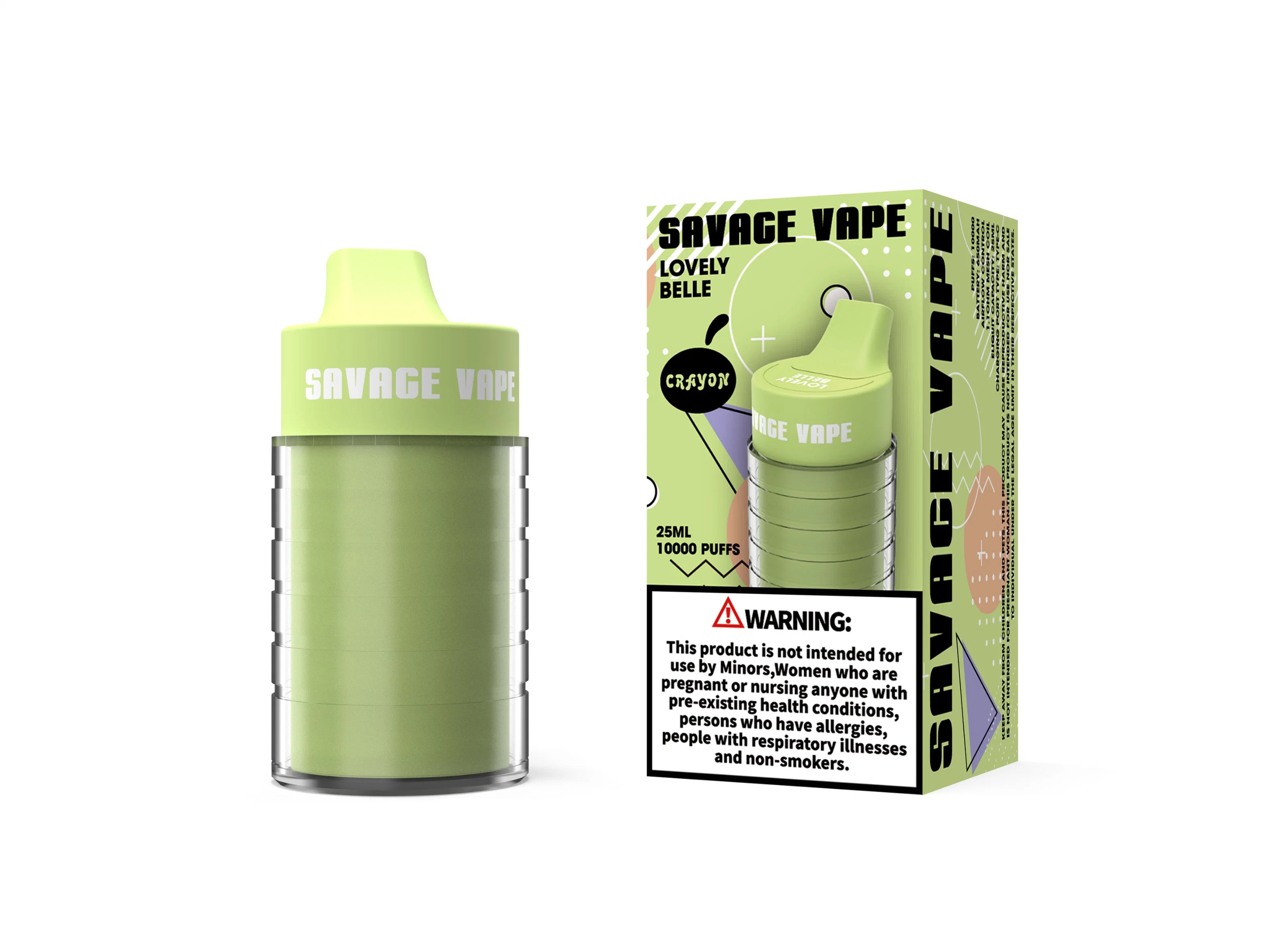 Event Price Products Savage Crayon 10000 Puffs Disposable/Chargeable Vapes Electronic Cigarette 650mAh Randm Tornado 25ml 5% Nic Savage Vape Puff 10K