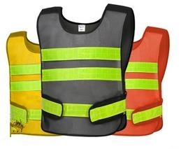 High Light Traffic Safety Workwear Reflective Security Vest for Adults