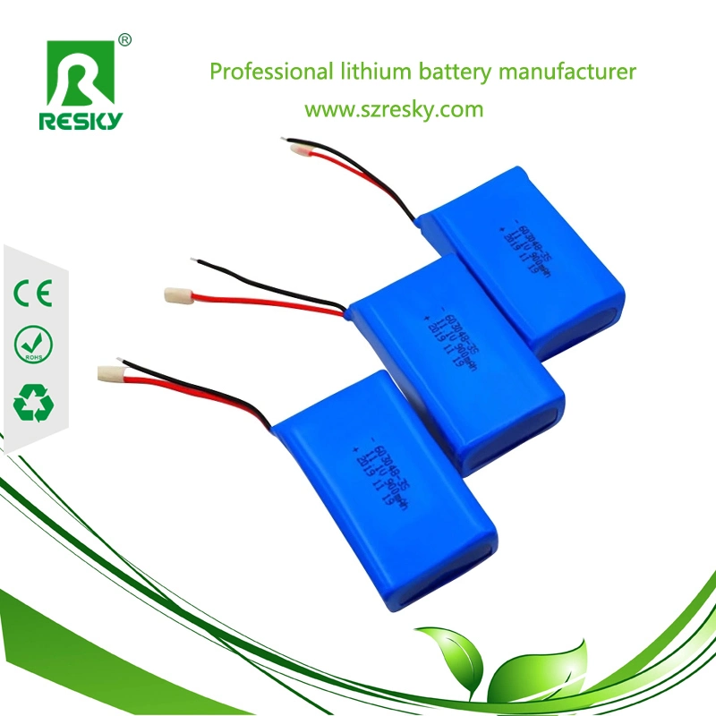 Lithium Polymer Battery 3.7V 900mAh for Bluetooth Keyboards