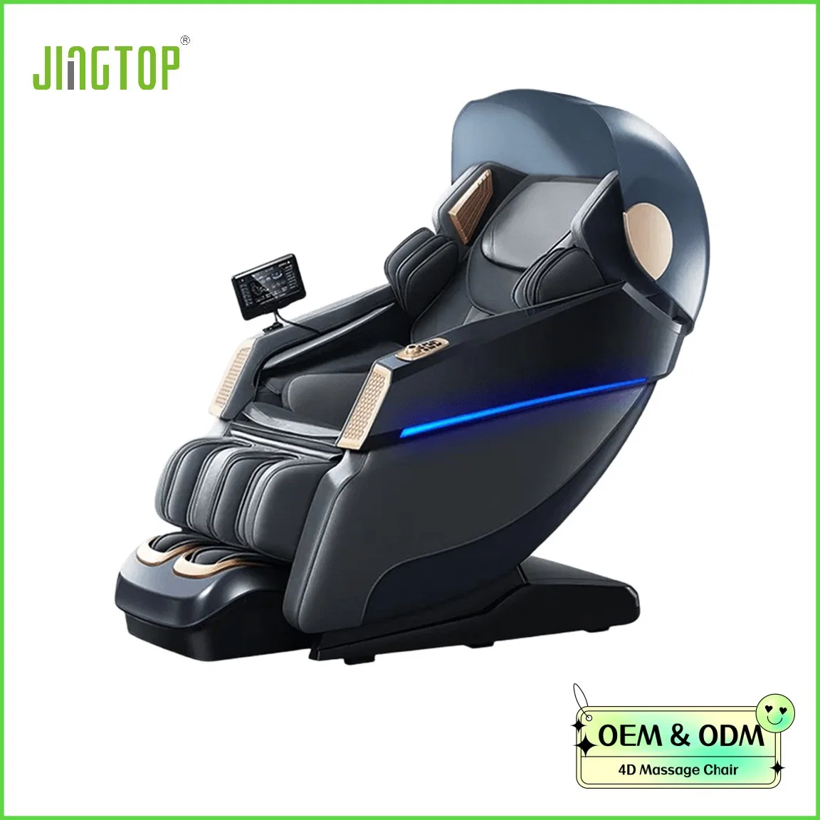 Jingtop تصنيع ثلاثي الأبعاد رباعي الأبعاد تصميم جديد ضغط هواء الجسم بالكامل كرسي تدليك معدات المنتجع الصحي للقدمين