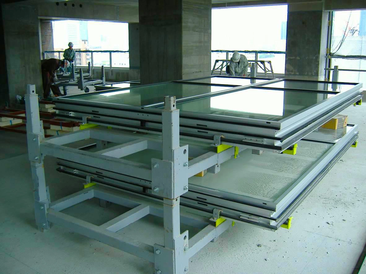 Unitize Low-E muro cortina de cristal las aletas de aluminio de alta calidad