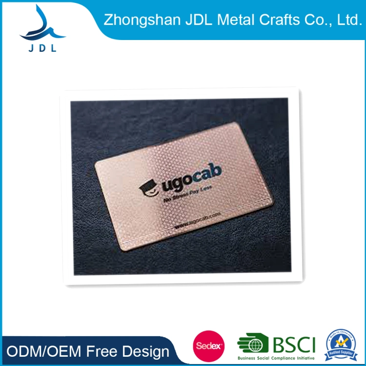 Embossed Cheap Custom Business Metal Card with Best Price Metal Name Business Card