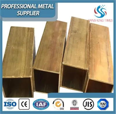 Asts AISI T2 Tp2 Tu1 H59 H62 H65 H68 C10100 C11000 C12200 C12000 Copper/Brass/Red Copper/Bronze Square Tube with High Quality