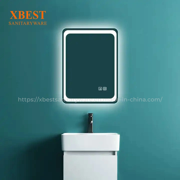 Mounted Vanity Waterproof Smart Touch Button Makeup Mirror