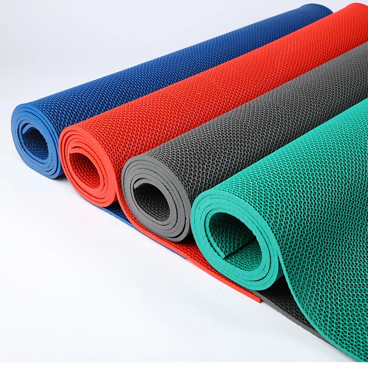 Clean Power Hot Sale Anti-Mildew PVC Wet Area Floor Safety Drainage Nonslip Mesh Mat Swimming Pool Floor S Mat