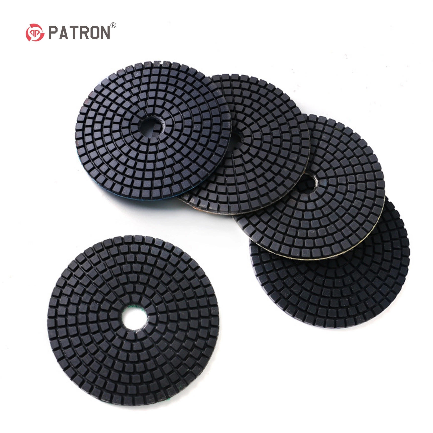 4inch 100mm Flexible Diamond Resin Grinding Disc Diamond Wet Polishing Pads Set for Granite