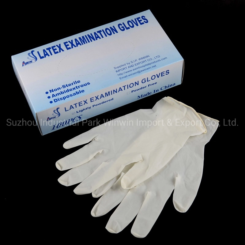 Medical Supply High quality/High cost performance Disposable Latex Examination Glove