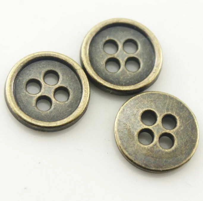 Factory High quality/High cost performance  4 Holes Metal Button for Garment