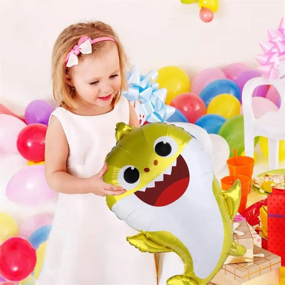 26in Helium Shark Party Birthday Decorations Baby Shower Party Supplies Helium Balloons