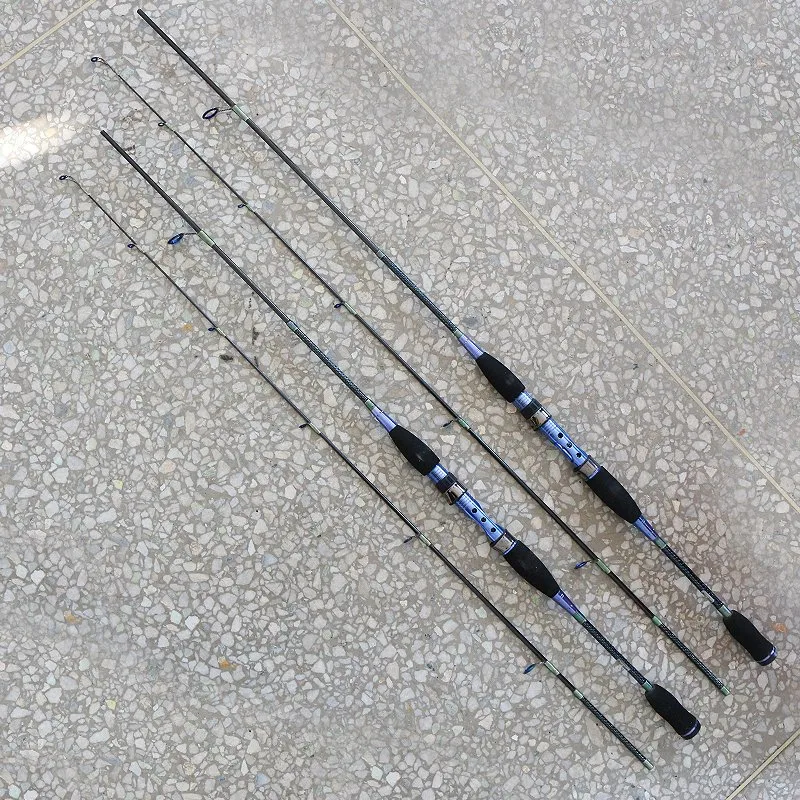 1.8m/1.98m 2section Graphite Fibre Blank Medium Bait Casting Fishing Rod