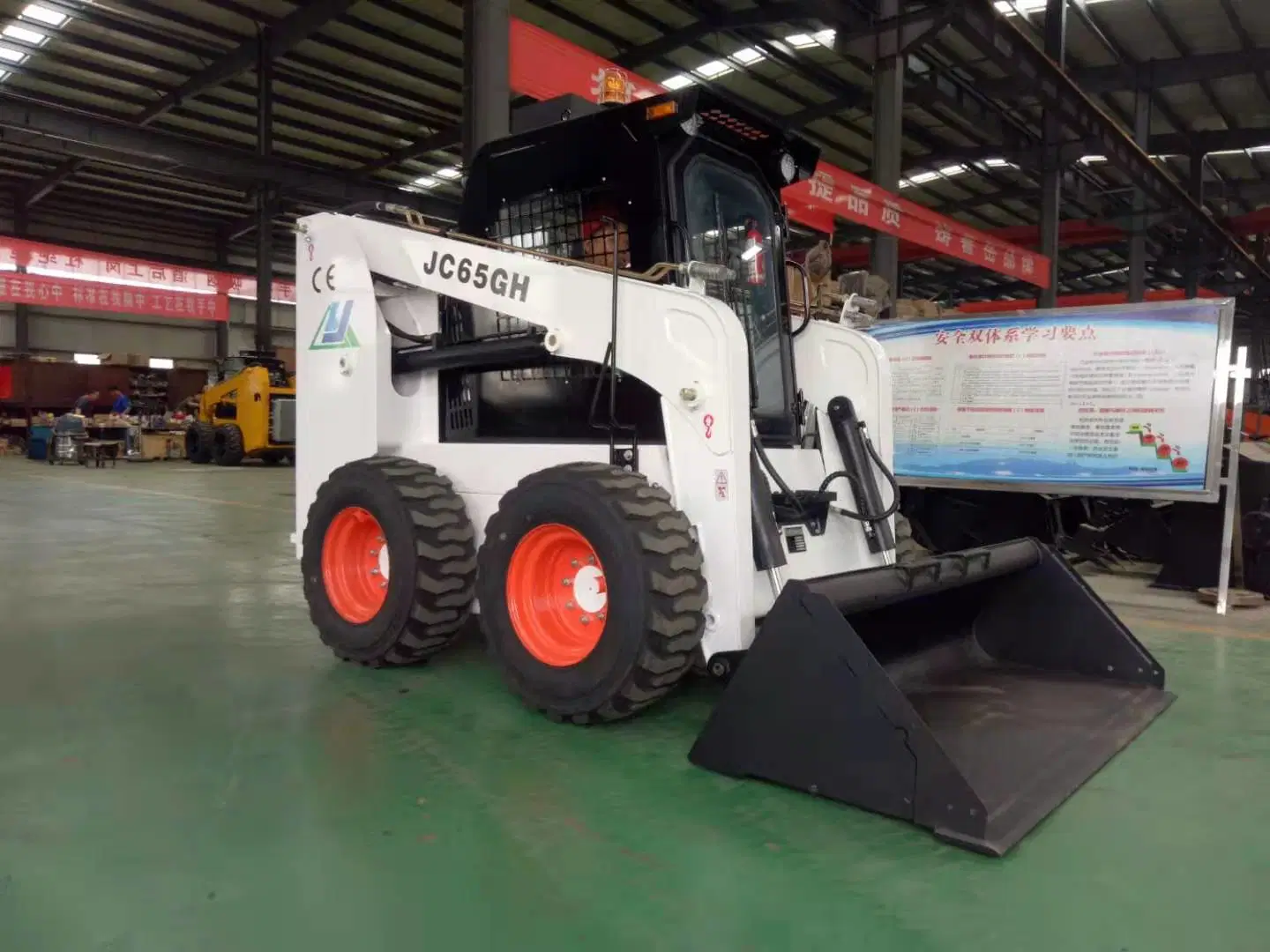 China Skid Steer Wheel Loader Jc65 75HP Skid Steer Loader Official Manufacturer Taian Luyue with Lower Price for Sale