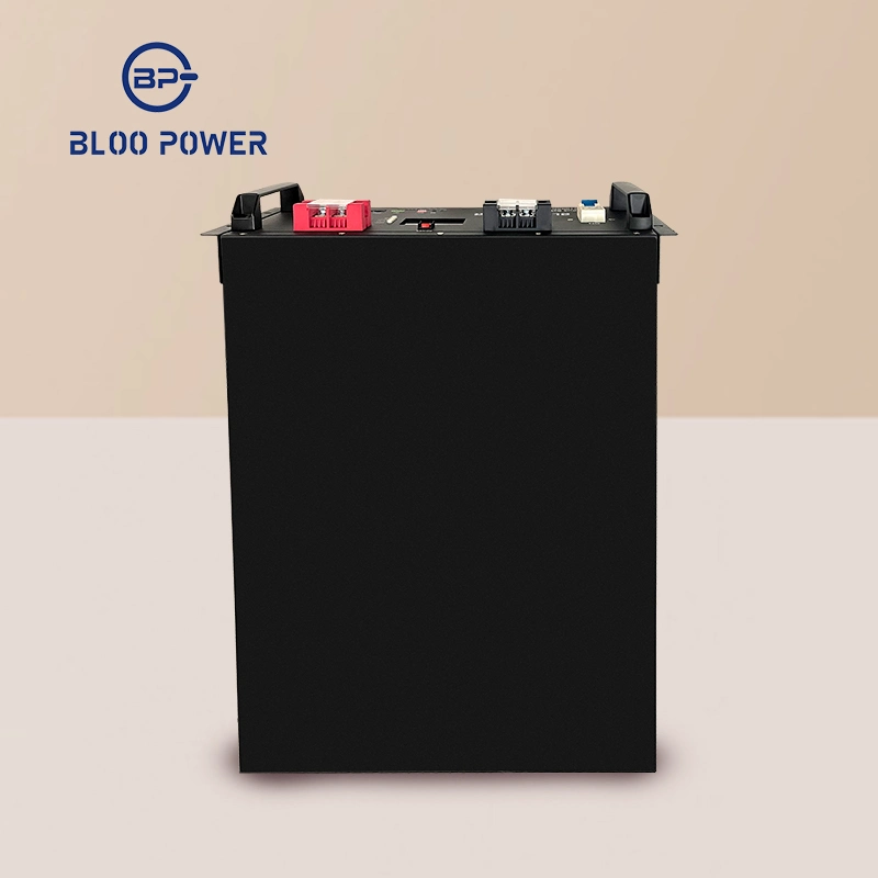 Bloopower12V 12,8 V 24V 36V 48V 60V 72V 50Ah 100Ah 120Ah 150Ah 200Ah 5.12kwh Electric Carregadores BMS - Alimentação de casa em casa na potência de Grade