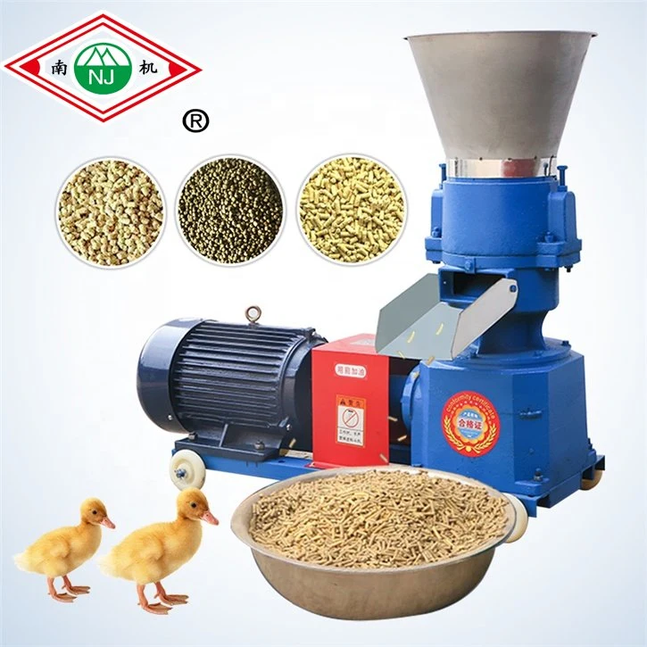 Poultry Animal Rabbit Chicken Pellets Machine Feed Pellet Machine with Disc Roll