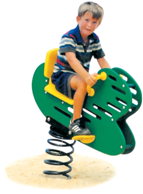 The Elephant Spring Rider, Safe Children Plastic Playground, Playground Plastic Toys Park Products Rocker