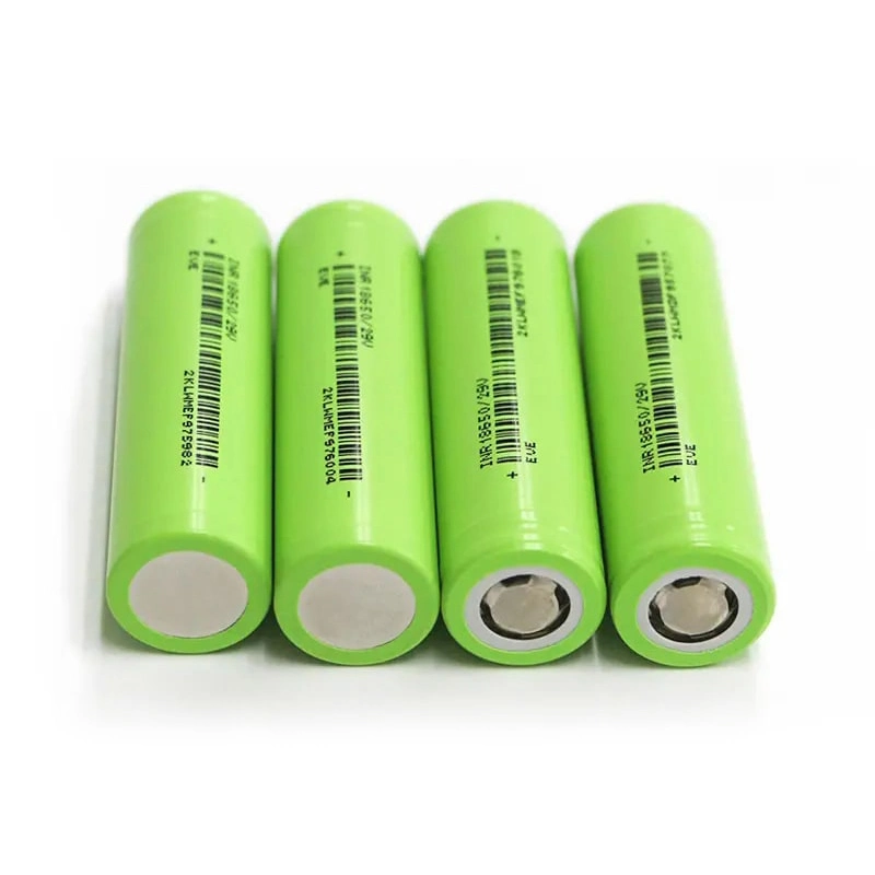 1500mAh 2250mAh 2550mAh 2850mAh Lithium Model Battery Cell 3.7V 18650 Cylindrical LiFePO4 Battery for Electric Bike