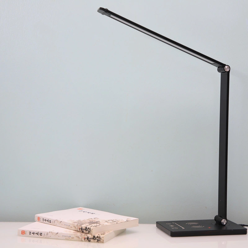 Touch Control Lmpara De Mesa Dimming Brightness Wireless Charge Folding LED Desk Lamp for Reading Study Working