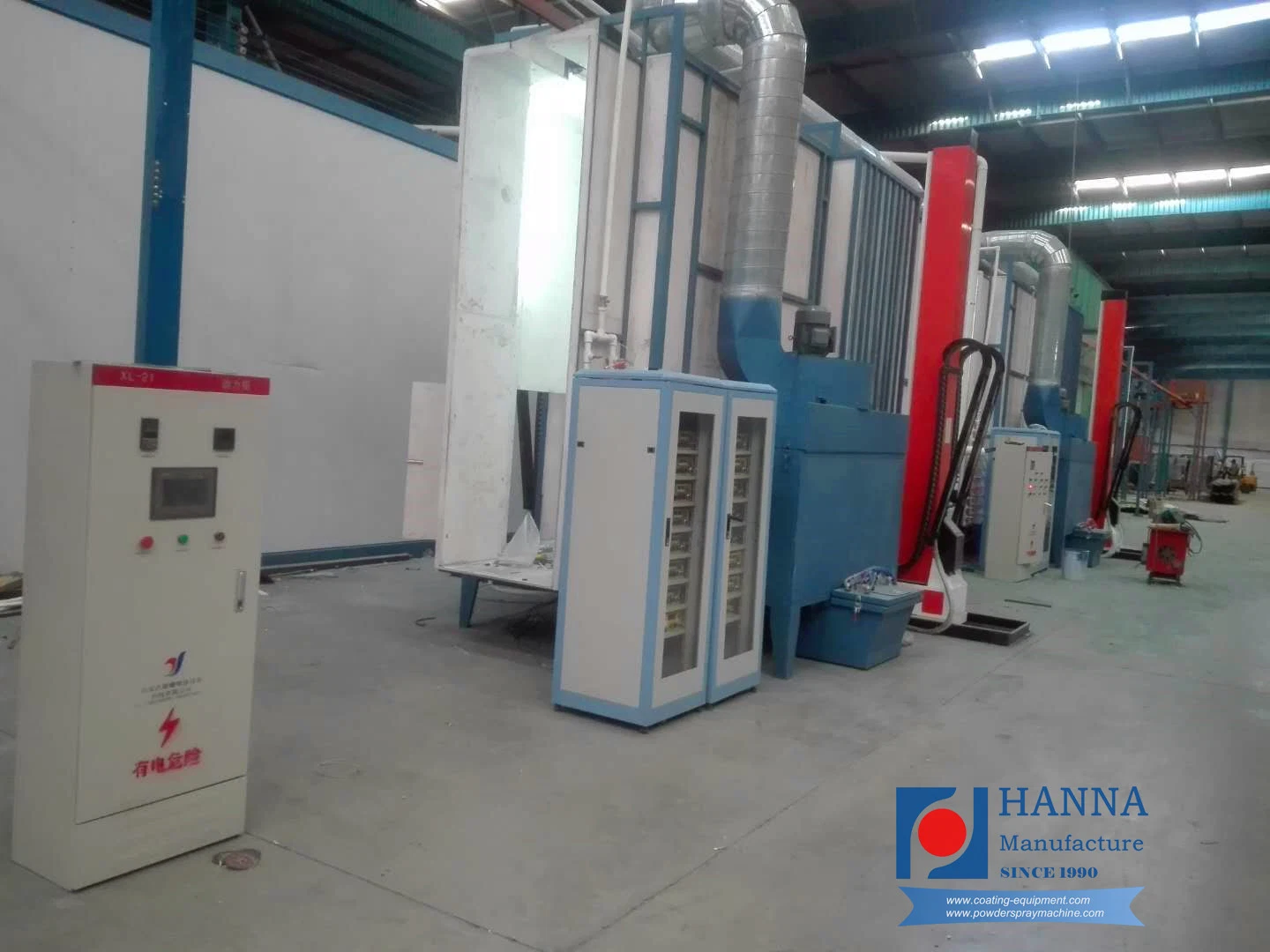 Electrical Control System for Powder Coating Line