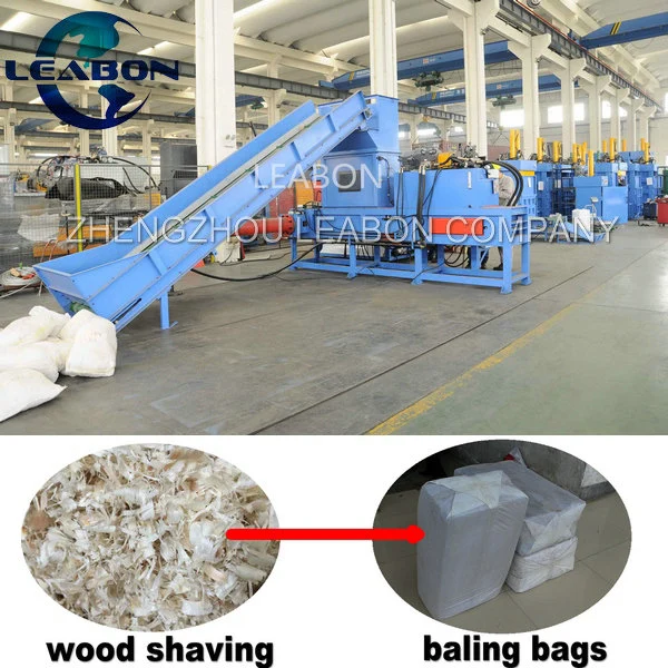 CE 1-3t/H Hydraulic Wood Sawdust Bale Press Machine Wood Shaving Bale Packaging Compactor Baler Machine