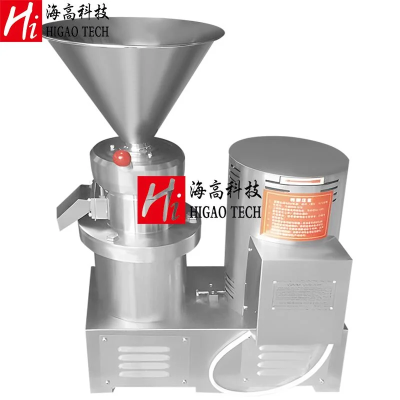 Vertical Colloid Mill Tahini Tomato Sauce Cocoa Nut Butter Grinding Machine