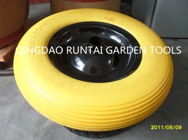 Salable 16" & 14" PU Foam Wheel for Wheelbarrow or Trolley