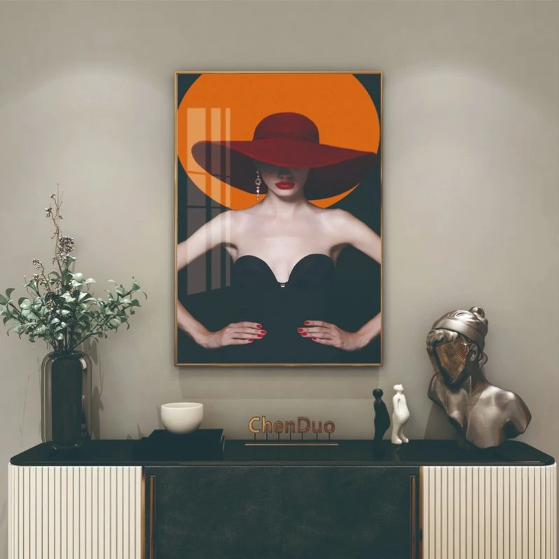 Fashion Women Posters Wall Art Pictures Print on Canvas Painting for Living Room Home Decoration